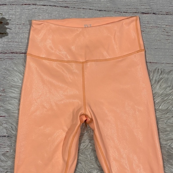 IVL Collective Peach Liquid Shine High Rise Leggings - Picture 7 of 11